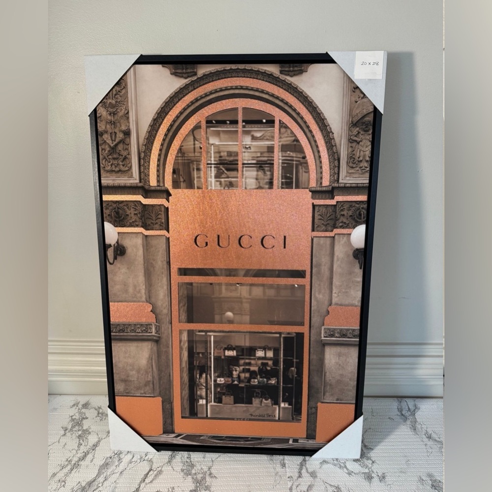 Framed Canvas Wall Art (20 x 28) - NWT - Store Front
